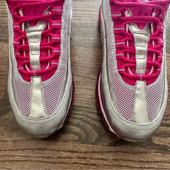 Women’s Pink & Silver Nike Air Max 24-7 Size 9.5 - Picture 6 of 12